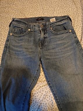 True Religion Men’s Relaxed Blue Jeans